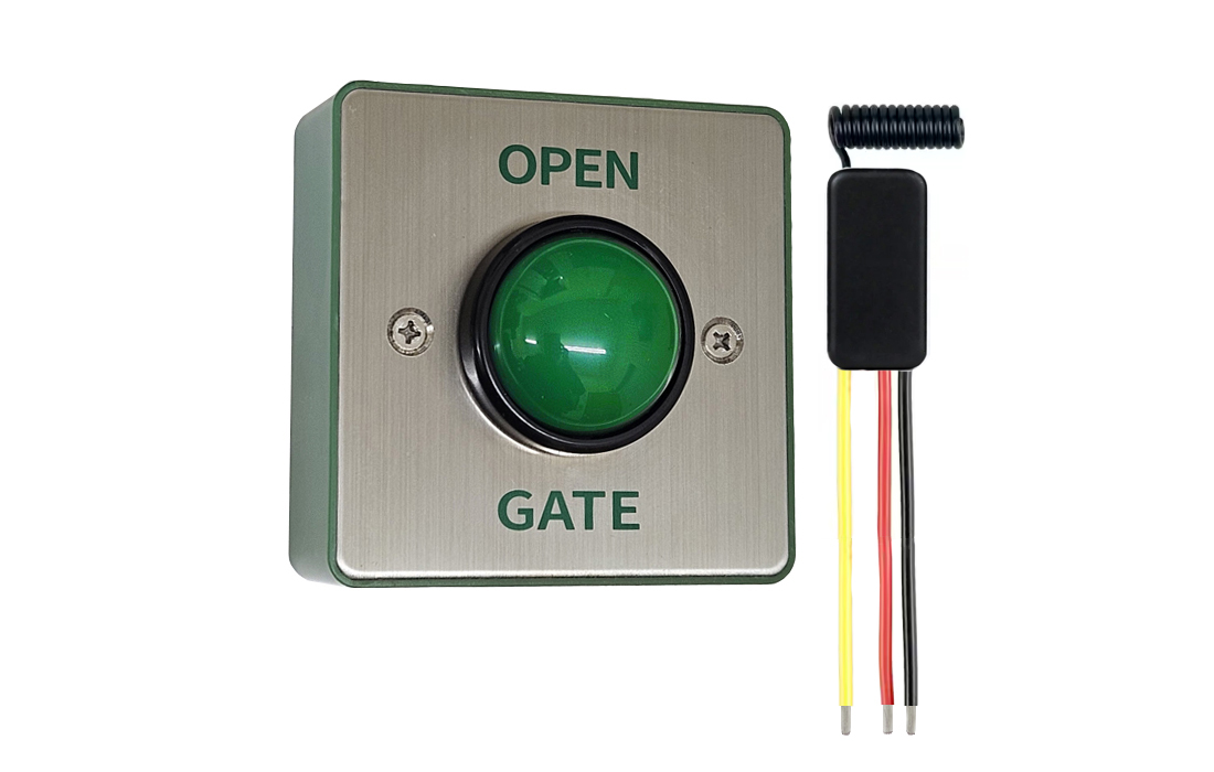 Wireless Open Gate Button with Receiver For King Gates