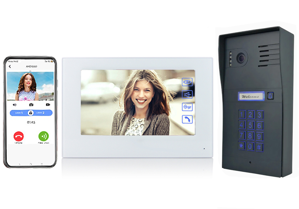 Wi-Fi Video Intercom with Mobile Phone Connection (KSWF05B)